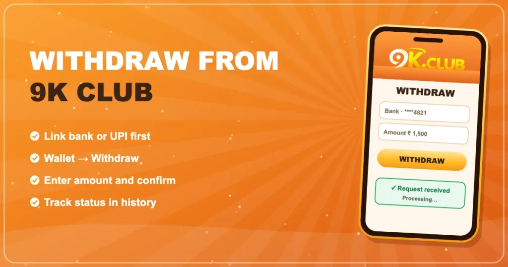 9K Club Withdrawal Guide